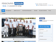 Tablet Screenshot of boras.pensionarspoolen.se